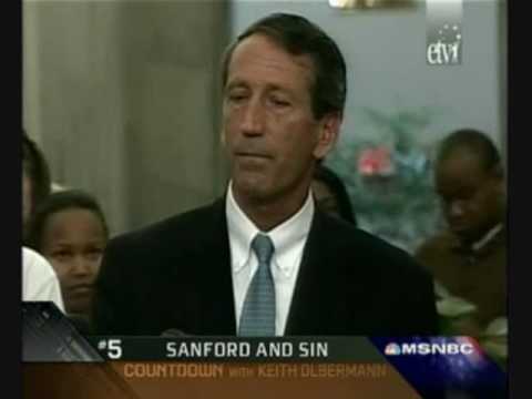 Countdown with Keith Olbermann-Gov. Mark Sanford Crying In Argentina 6-24-09 (Part 1 of 4)
