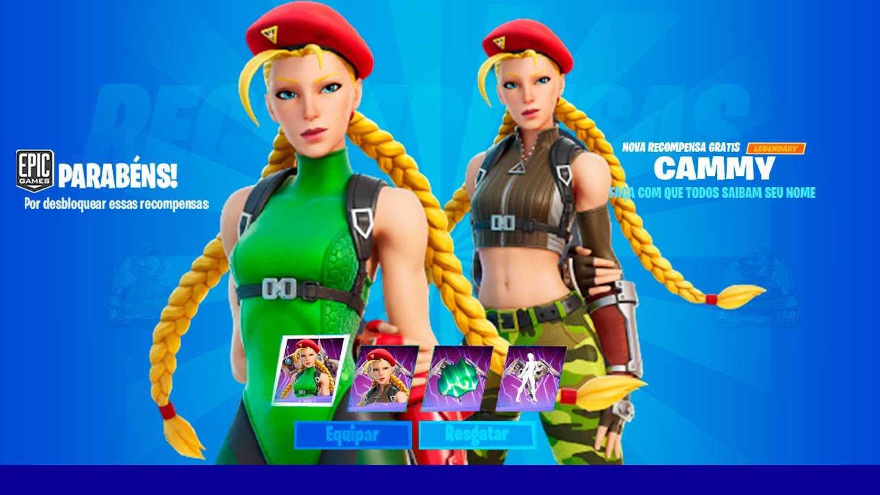 Fortnite - Campeonato Cammy - Como obter Cammy de Street Fighter?