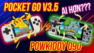 Powkiddy Q90 vs Pocket GO V3.5: Đâu là máy chơi Game cầm tay giá rẻ NGON NHẤT??