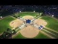 Nighttime Drone View Near Dred Scott Playfields | Bloomington Minnesota