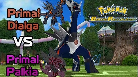 Primal Dialga vs Primal Palkia - Pokemon Battle Revolution (HACK)