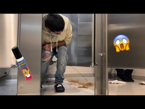 Fake Poop Prank In Public Bathrooms (Crazy Reactions!!)