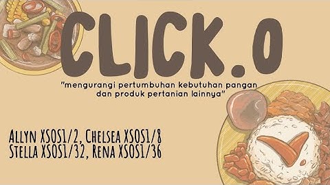 Final Project Informatika| Kelompok 2 - X SOS 1| CLICK.O