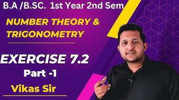 Number theory & trigonometry Exercise 7.2 | How to find nth roots of a complex number