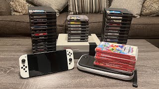 My full Nintendo collection for the NES and the Switch 2024.