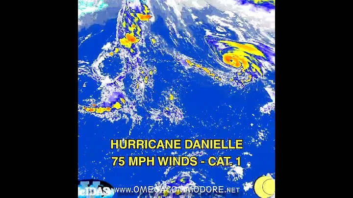 Tampa & Puerto Rico RADAR | Danielle A CAT 1 Hurricane