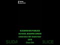 SUDARSHAN PUBLICE SCHOOL BAGHRA SIWAN celebrated 5th September 2019 // 5th class celebrated 5th Sep.