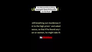 The Moment Everything Changed: Saul’s Encounter on the Road