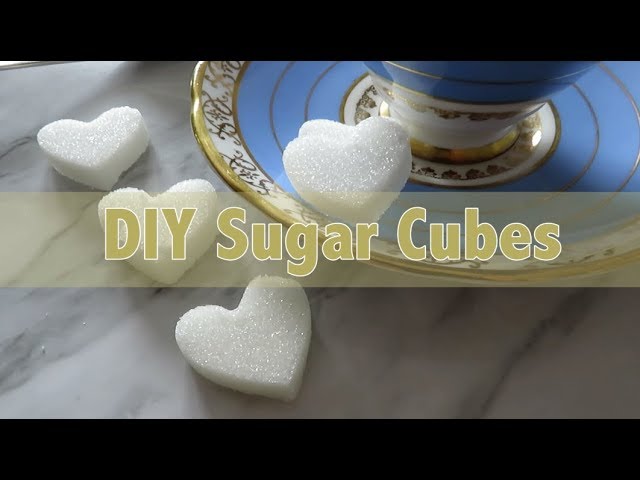 How to Make Sugar Cubes • super easy!