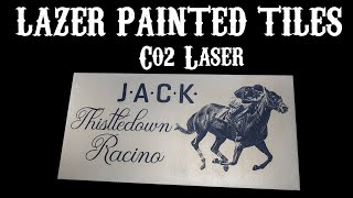 How to Laser Engrave Painted Tiles Lightburn Photo and Text