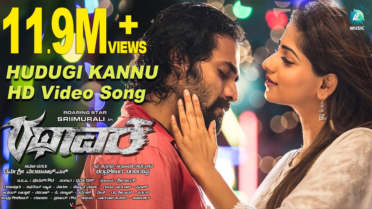 HUDUGI KANNU    HD Video Song  RATHAVARA Kannada Movie   Sri Murali  Rachita Ram  Ravishankar