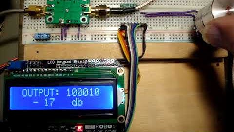 PE4302 RF ATTENUATOR PARALLEL MODE ARDUINO CONTROLLER