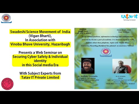 SSMD presents VBU&rsquo;s Webinar on "Social Media & Securing Cyber Identity"