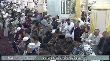 تلاوة جميلة لصلاة الفجر اليوم الإثنين 1438/5/23- الحرم النبوي - الشيخ أحمد طالب حميد - لسورة الملك