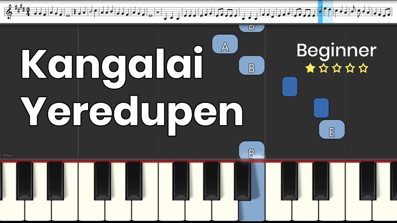 Kangalai Yeredupen | Piano Play Along | Tamil Christian Worship Song