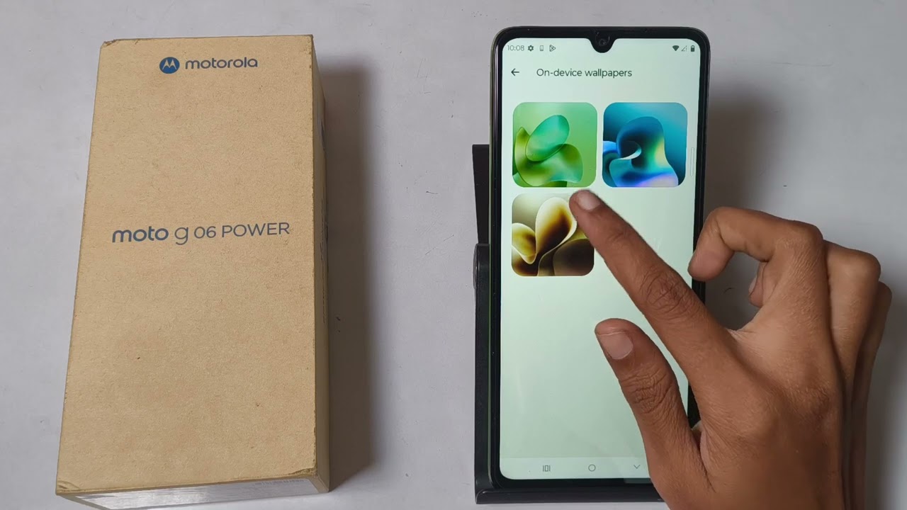 Как сменить обои на Moto G06 Power | как установить обои