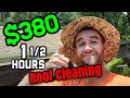 $380 in 1.5 Hours Roof Cleaning | Third Coast Hustle