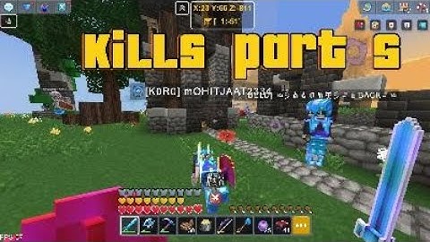 kills part #5      #planet of cubes #planet craft