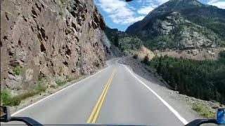 Taking a SemiTruck on the Million Dollar Highway.. Red Mountain Pass Highway 550!!