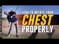 Rotating Your Chest PROPERLY In A Golf Swing 🏌️‍♂️