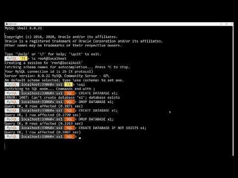 Dave's MySQL Basics - Episode 8 - Create Database