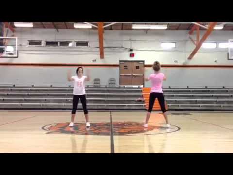 Herrin Middle School 2013 Cheerleading Tryout Sideline