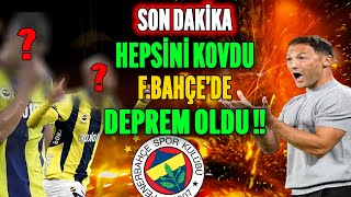 Tedesco Bombayi Patlatti İki̇ Yildiz Bi̇rden Kadro Dişi Kaldi, Fenerbahçede Büyük Deprem Oldu