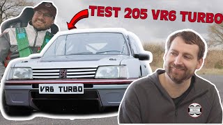 INTERVIEW ET ESSAI 205 VR6 TURBO CHEZ MAD FORGED MOTOR !