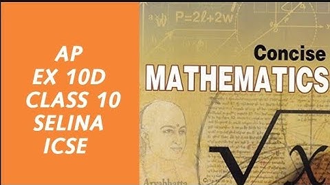 Arithmetic Progression | Ex 10D | class 10 | ICSE