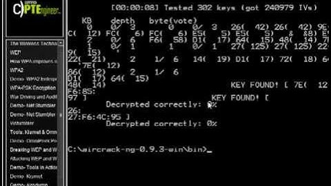 Aircrack Mile2 CPTE Demonstration Tutorial