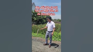 Bán Đất Bình Khánh Cần Giờ Full Thổ Cư Mặt Tiền EC Giá 2 tỏi 550 #batdongsan #dautu #nhadatcotat