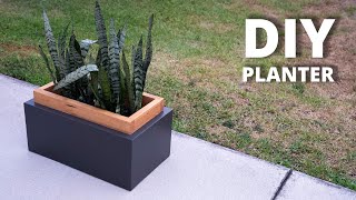 How to Make a Modern Planter | Two-tone Furniture Ep2 by DIY Creators 55,871 views 1 month ago 9 minutes, 39 seconds