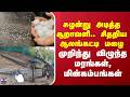 Sivaganga | rain | சுழன்று அடித்த சூறாவளி.. சிதறிய ஆலங்கட்டி மழை...
