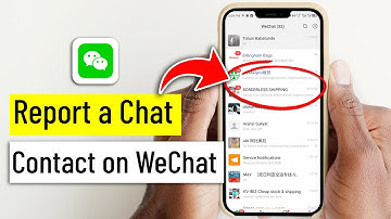 How to report a Chat Contact on WeChat