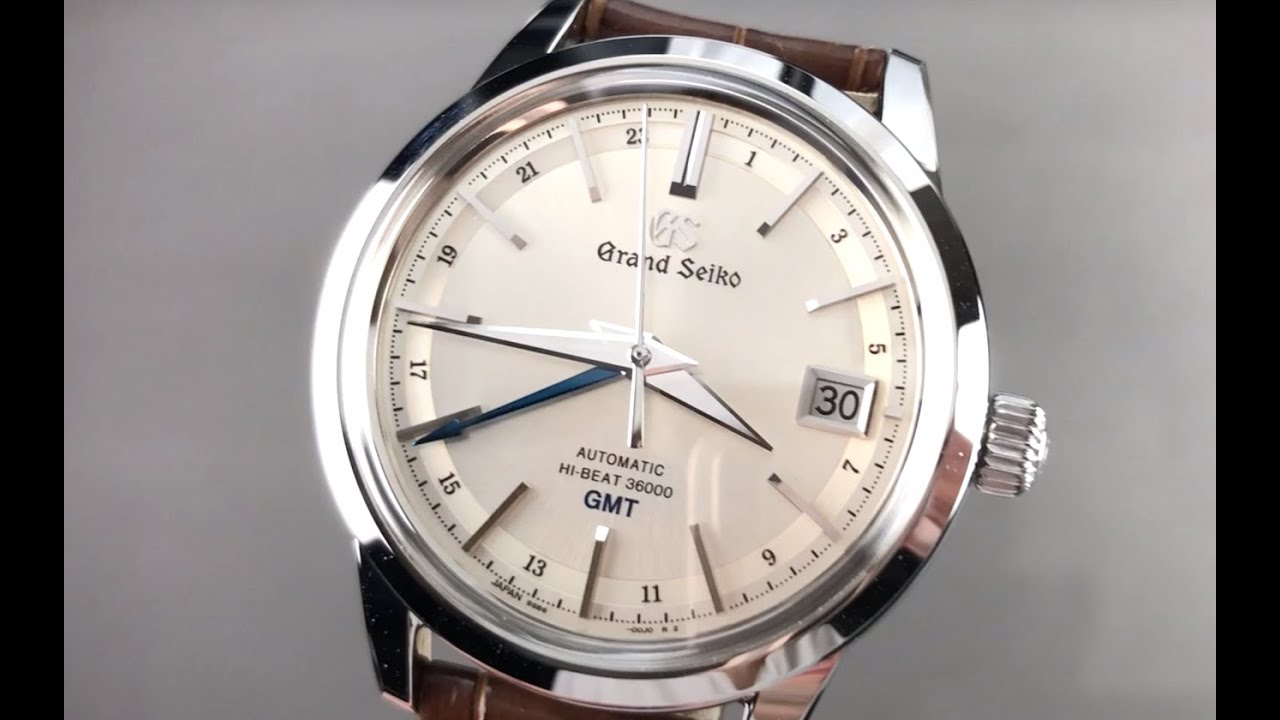 Grand Seiko Hi-Beat GMT SBGJ217 36,000 GMT; Elegance Collection; Grand  Seiko Watch Review - YouTube