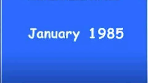 Starfall Calendar: January 1985 Title Card.