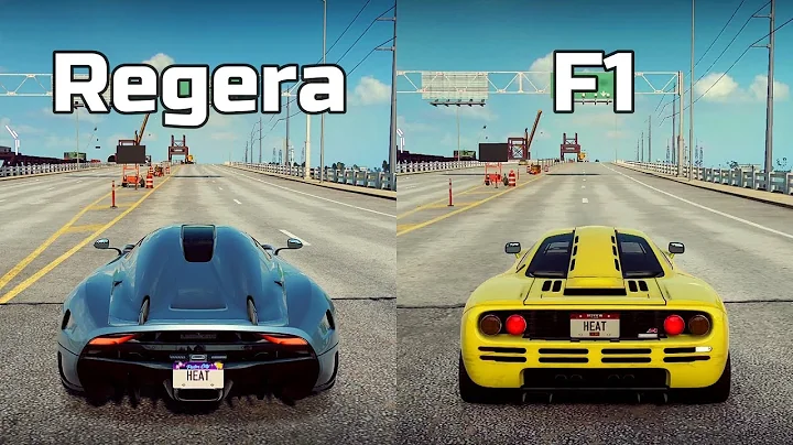 NFS Heat: Koenigsegg Regera vs McLaren F1 - Drag Race