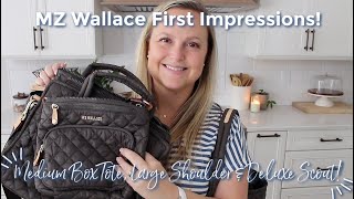 MZ WALLACE | NEW Medium Box Tote, Deluxe Scout & Large Shoulder Bag! | GatorMOM