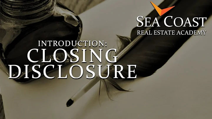 Introduction to Closing Disclosure | Real Estate Exam Prep for North Carolina