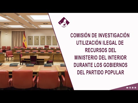 Comisión de Investigación utilización ilegal de recursos del Ministerio del Interior (02/06/2021)