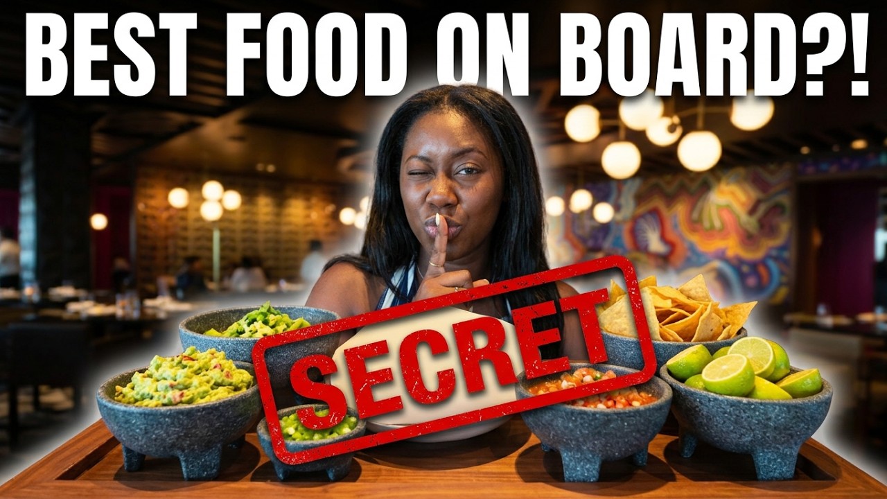 I FOUND THE BEST FOOD ON THIS CRUISE?! 😳🍽️ Solo Cruise Dinner
