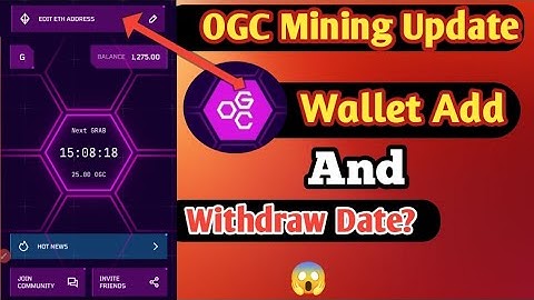 OGC Wallet Add OGC Withdraw Update #crypto #crypto_gautam #sga7541