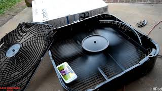 New Black Lasko Box Fan Destruction