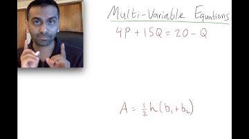 Solving Equations (Multi-Variable)