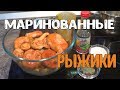 Маринованные грибы на зиму. Маринованные рыжики.