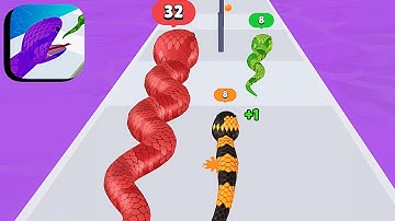 Snake Run Race ​- All Levels Gameplay Android,ios (Part 25)