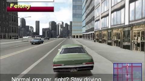 Driver 2 - The Wheelman is Back! - Gameshark Cheat: Civilian Cop Car