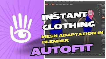 Instant Clothing Mesh Adaptation in Blender   RLX Auto Fit Tutorial