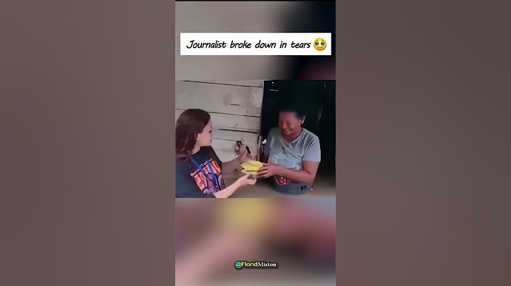 Periodista se derrumbó en televisión en vivo 🥹