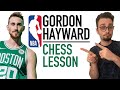 Chess Lesson with NBA Player Gordon Hayward